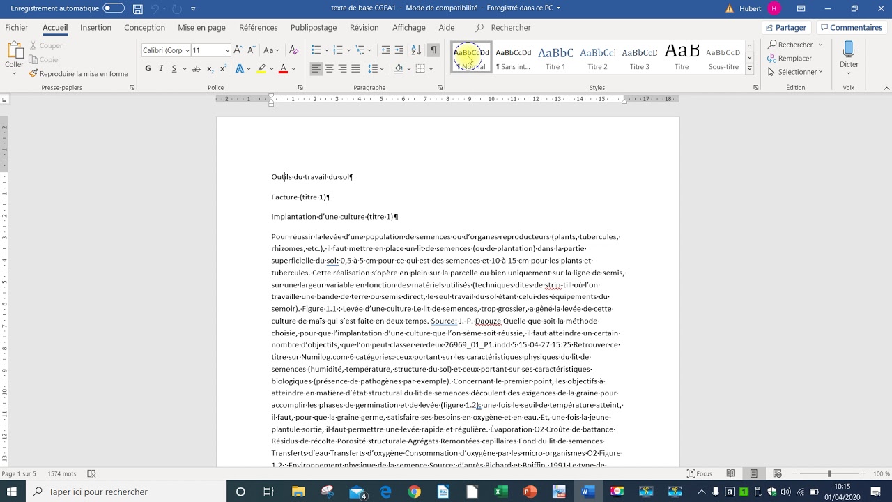 2 word microsoft correction 1 sur 5 233 val formative ccf de microsoft eval