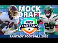 2020 Fantasy Football Mock Draft (PPR) - 10 Team- Pick 2