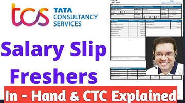 TCS Freshers Salary | Freshers Salary TCS| TCS Salary Slip TCS In-Hand Salary For Fresher 2022