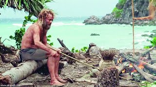 ملخص فيلم cast away وحيد في الجزيرة وقعت به طائرة بقي يصارع الموت من أجل زوجته وعندما رجع وجد مفاجأة