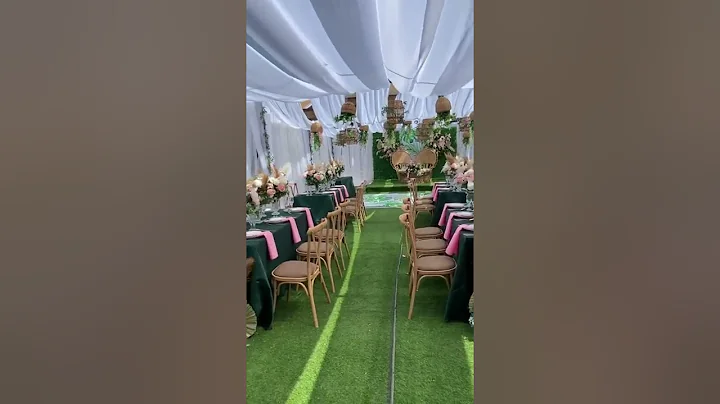 GHANA TRADITIONAL WEDDING DECORATION IN KUMASI