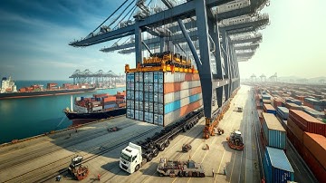 “Precision at the Port: Mastering the RTG Crane”