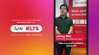 Celebrity IELTS One Skill Retake (OSR) experience at IDP Malaysia Profile