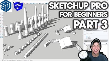 Getting Started in SketchUp Pro Part 3 - Copies, Arrays, and Components! (Don