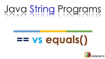 Java String Comparison == vs .equals() |