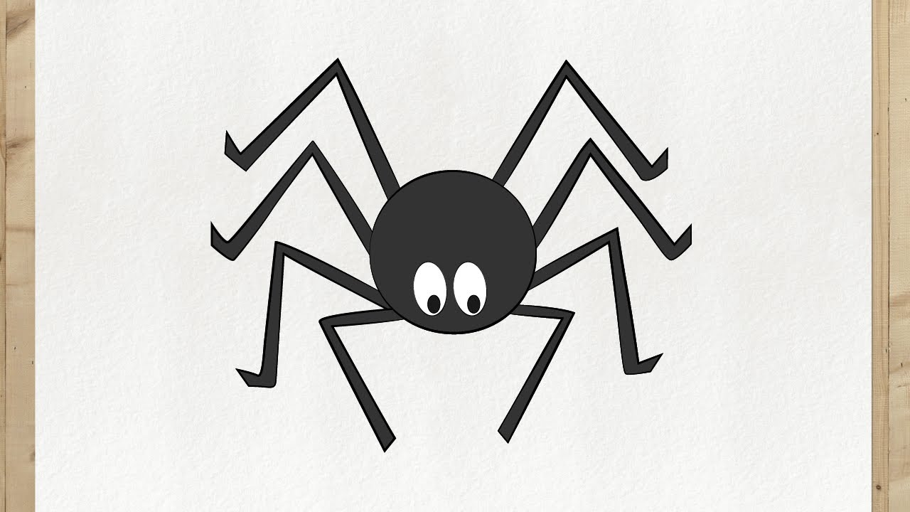 Como dibujar ARAÑA DE HALLOWEEN paso a paso, facil y para niños (Como dibujar  HALLOWEEN) - thptnganamst.edu.vn