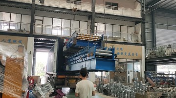 How to loading roll forming machine into container