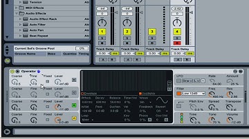Basic Synthesis in Ableton Operator: oscillators