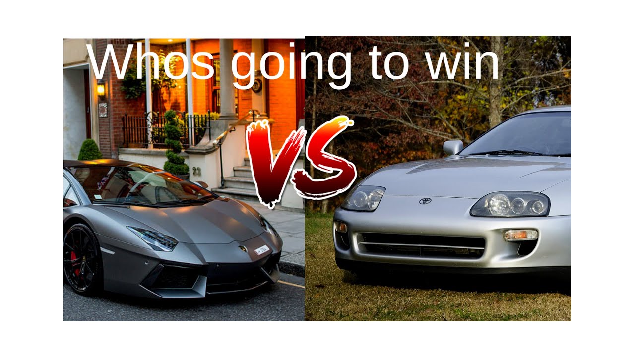 Supra vs lamborghini