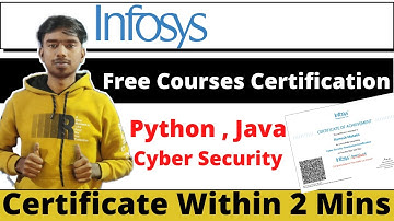 Infosys Courses Free | All Courses are Live | Infosys Certification