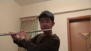 Telemann Flute Sonata in C Major - (2nd take)