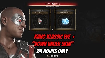 MK11 - Krypt Event #10 - KLASSIC Kano Eye! & "Down Under" Skin! (24 HOURS ONLY) [Guide]