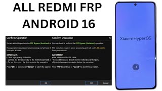 Android 16 All Redmi Frp | Redmi Note 13 Pro 5G Frp OS 16 | @GsmMafia