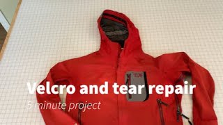 Velcro and Tear Jacket Repair by Noelle O Designs 4,165 views 5 years ago 1 minute, 1 second