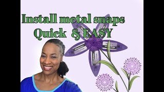 Install Metal Snaps Fast and EASY with This Fun Crafting Tool - Ellie and Mac