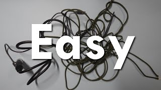 Easily organize XLR cables, USB cables and paracord by Dracomies 684 views 1 month ago 1 minute, 12 seconds