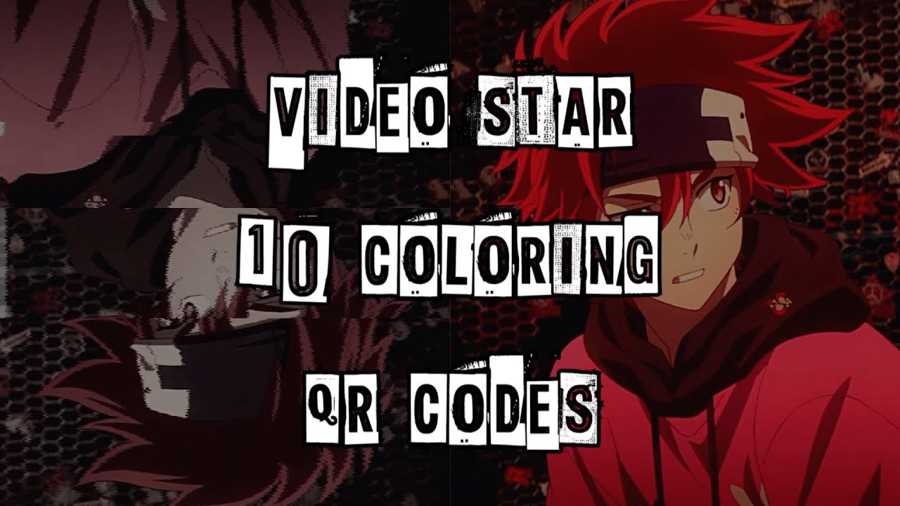 VIDEO STAR - PRESETS - QR CODES - 10 Custom Coloring Codes