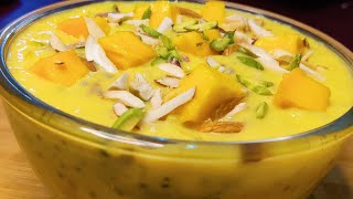 Mango Sago Dessert || Easy & delicious dessert recipe || Mango dessert