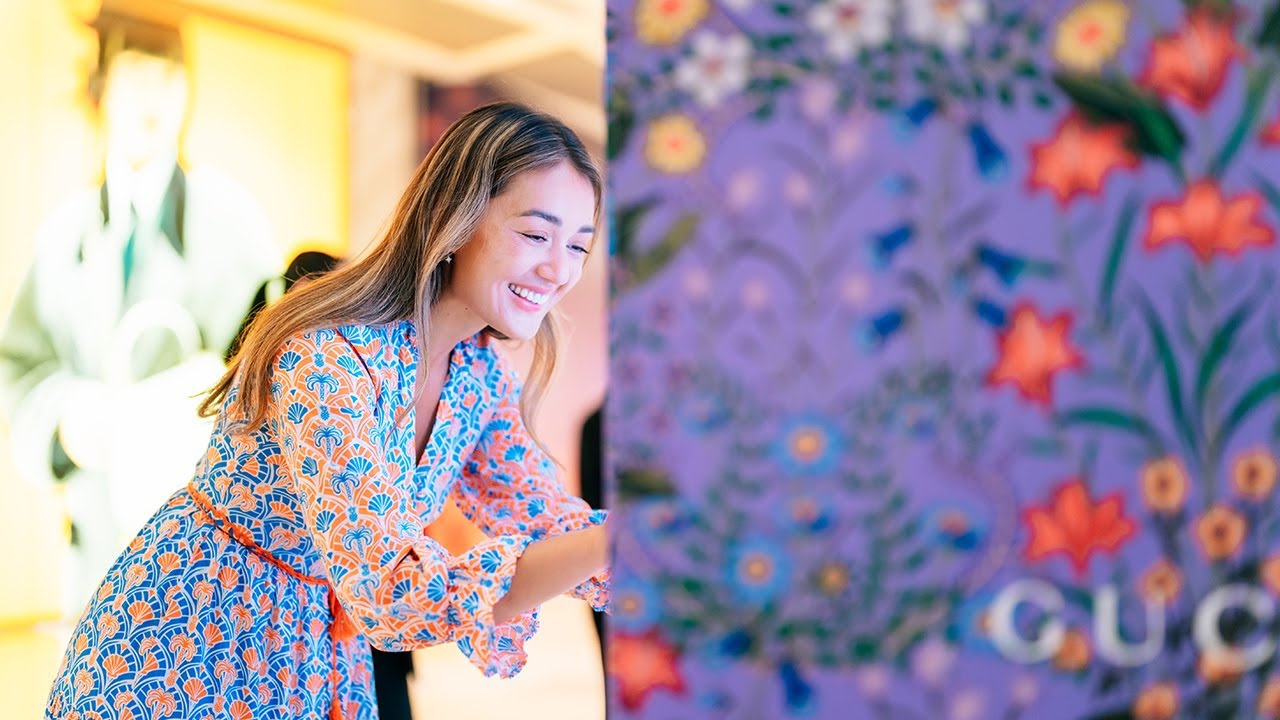 Gucci Flora Interactive Redemption Machine