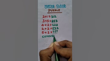 Maths Puzzle #mathshorts #puzzle #mathspuzzle #maths #shorts #youtubeshorts #trending #shortvideo