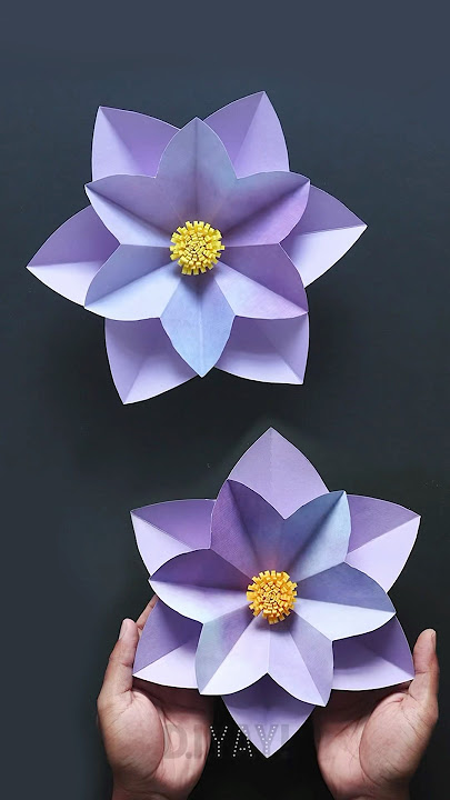 DIY Decorative Paper Flowers #paperflower #papercraft #diy