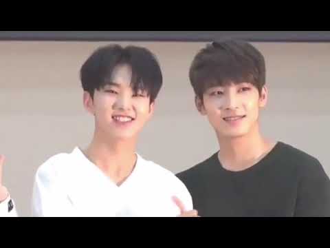 hoshi and wonwoo playing around; soonwoo