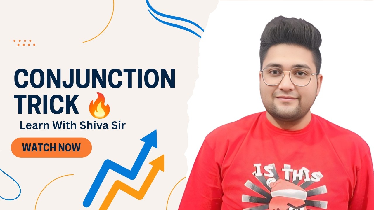 conjunction kya hota hai ? | easy explanation | parts of speech | complete english by shiva sir