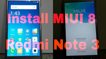 How To Install MIUI 8 On Redmi Note 3 [Official MIUI 8 Rom, Indian Developer]