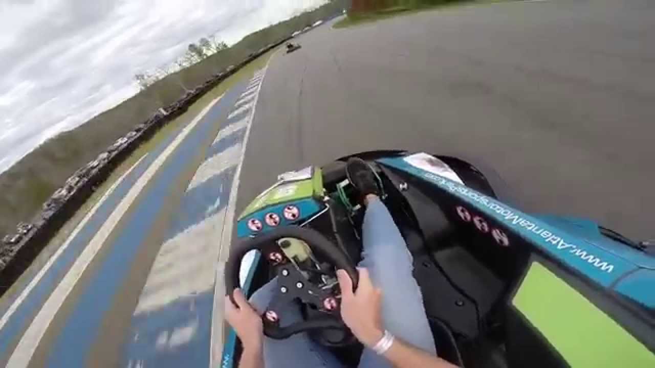 A Fast Lap of AMP's Rental Kart Track YouTube