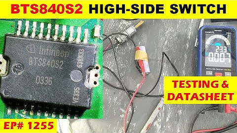 {1255} Testing BTS840S2 Smart High-Side Power Switch