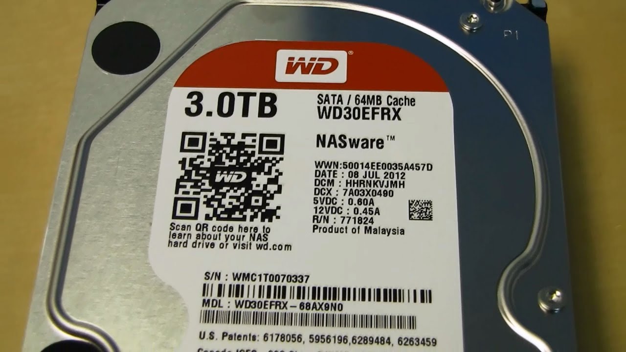 Red Western Digital NAS Hard Drive Unboxing & First Look Linus Tech -