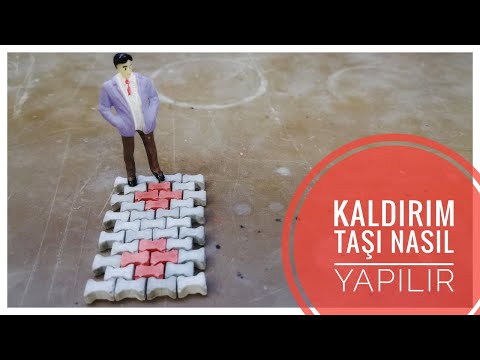 MİNYATÜR KALDIRIM TAŞI NASIL YAPILIR. / DIY MINI PAVING STONE.