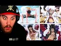 One piece all luffy gear transformations reaction