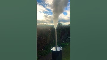 Bio charcoal making metal drum. First attempt #charcoal #biochar #mardouma