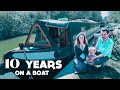 Inspiring Family Living and Working on a Canal Boat for 10 Years