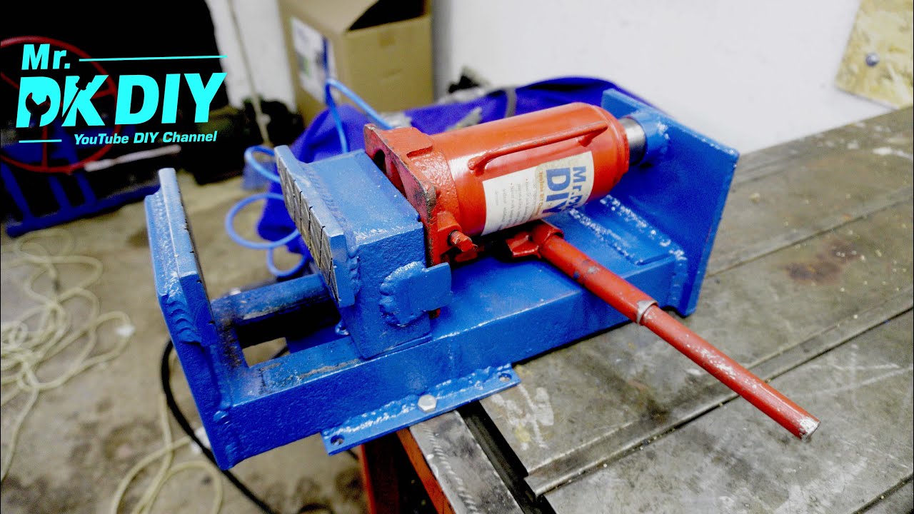 Making The Hydraulic VISE in Simple Way / Full Video Project / Tutorial