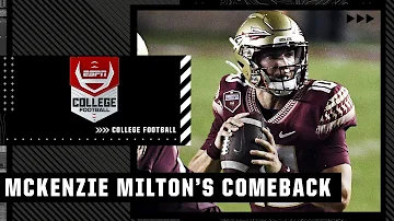 McKenzie Milton makes impressive return for Florida State after devastating leg injury | Highlights