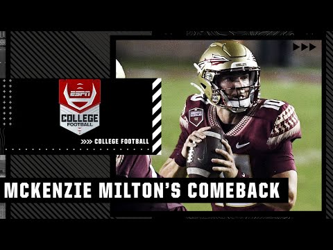 McKenzie Milton makes impressive return for Florida State after devastating leg injury | Highlights