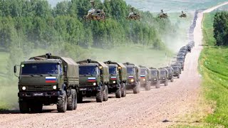ช็อกโลก! ขบวนรถบรรทุกลอจิสติกส์รัสเซียหลายล้านคันถูกทำลายโดยกองทหารยูเครน