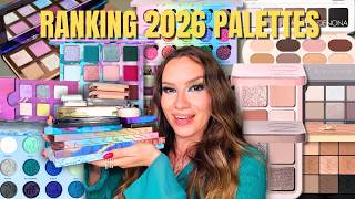 ranking palettes I've tried in 2026💛