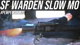 Surefire Warden + Socom Muzzle Brake Comparison: 240FPS Slow Motion [Pew Pew Shorts]