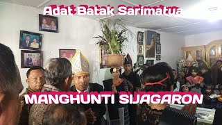 Manghunti Sijagaron & Maralaman di Ulaon Adat Sarimatua Op. Sutan Mulia Borneo Sirait di Silakkidir