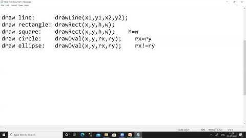 applet program in java to draw line,rectangle,ellipse