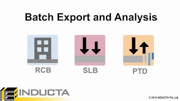 Batch Export and Analysis