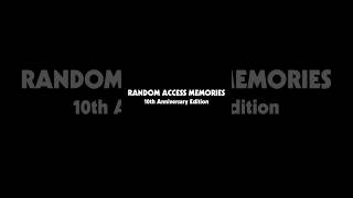 Random Access Memories, 10Th Anniversary Edition, Out Now #Daftpunk #Shorts