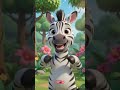🦓 Zebra in English | Learn Animal Names for Kids | Zebra Animal 🦓 #shorts