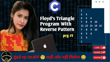 C Program To Print Floyd