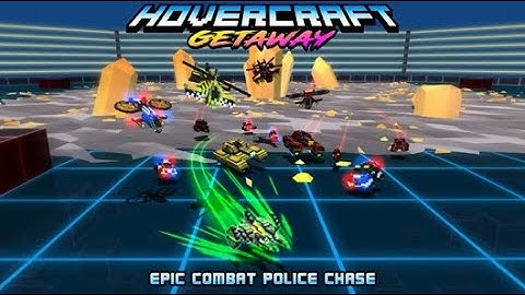 Hovercraft Getaway: Combat Police Car (Mobile) - Gameplay Trailer on Android iOS iPhone