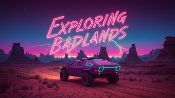 music for exploring badlands | dreamy synthwave chillsynth