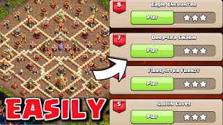 Easily 3 Star Dragon Escape Challenge Level 5 to 8 in Clash of Clans.